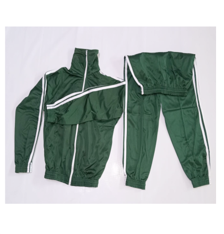 GREEN WHITE TRACKSUIT SIZE 24(4-5YRS)